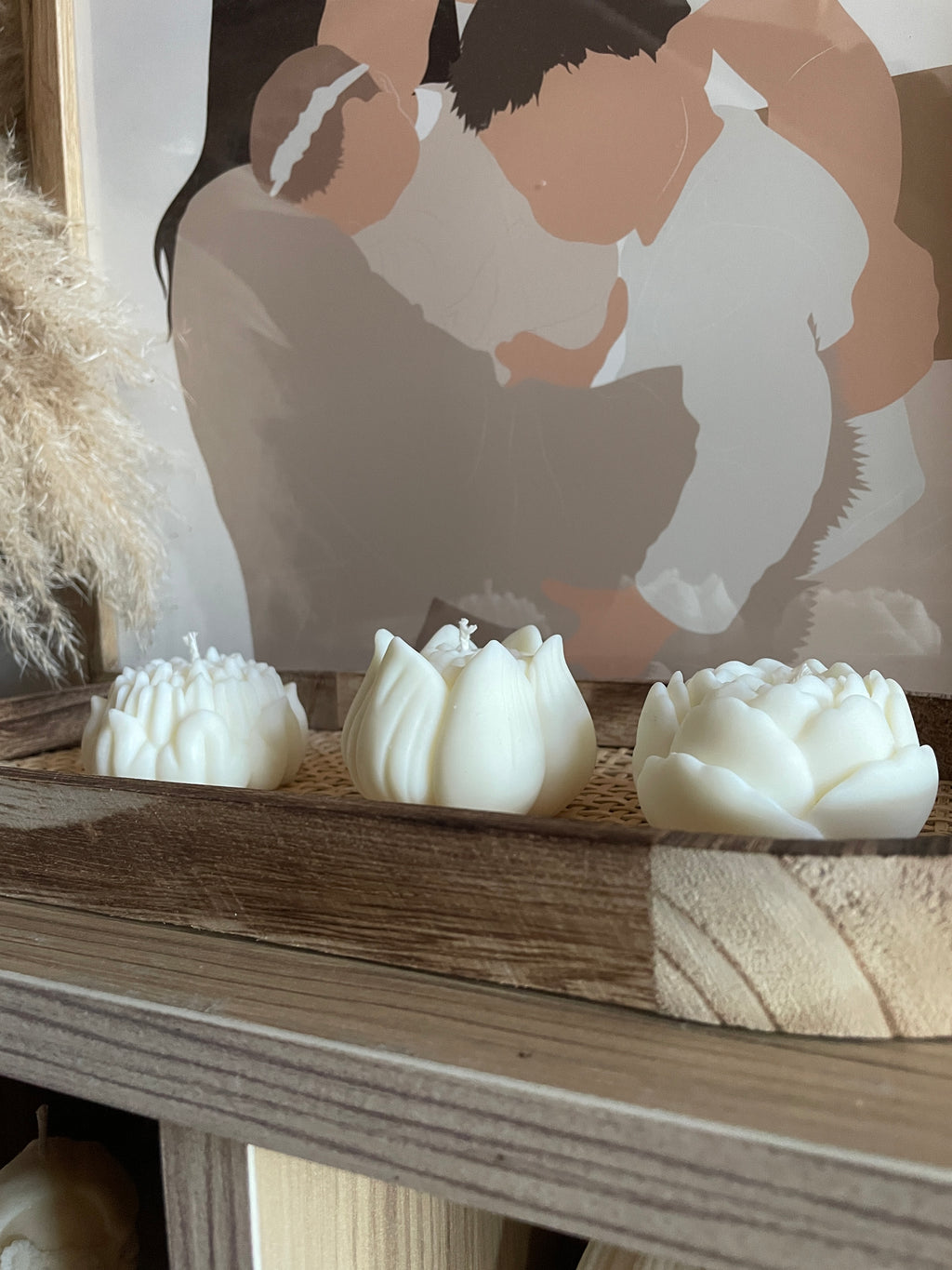 Bougie COFFRET FLEURS