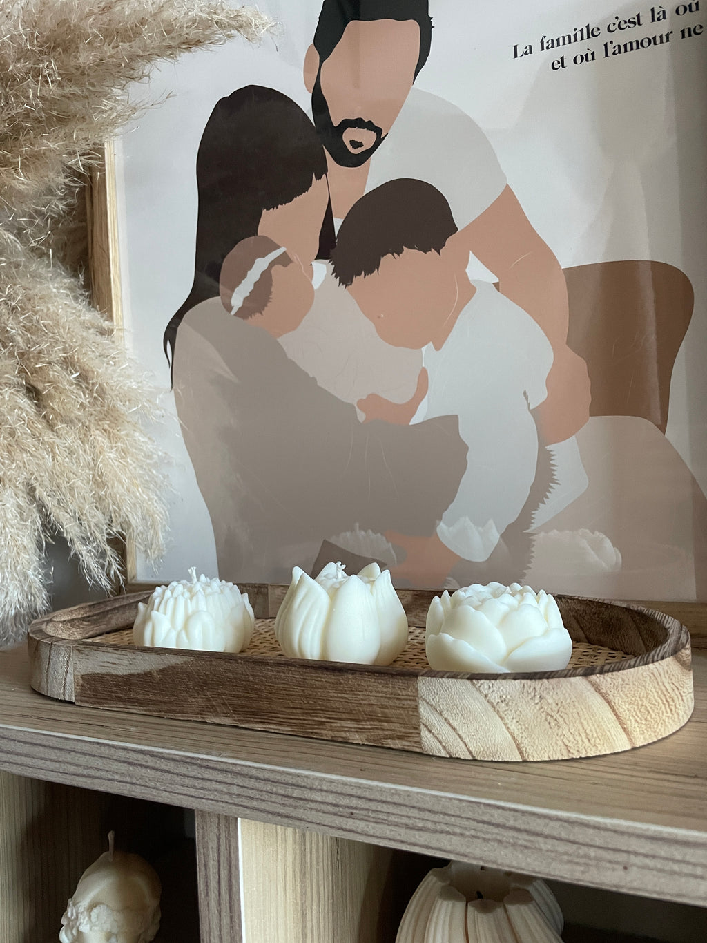 Bougie COFFRET FLEURS